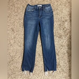 Flying Monkey Dark Blue Ankle Jeans